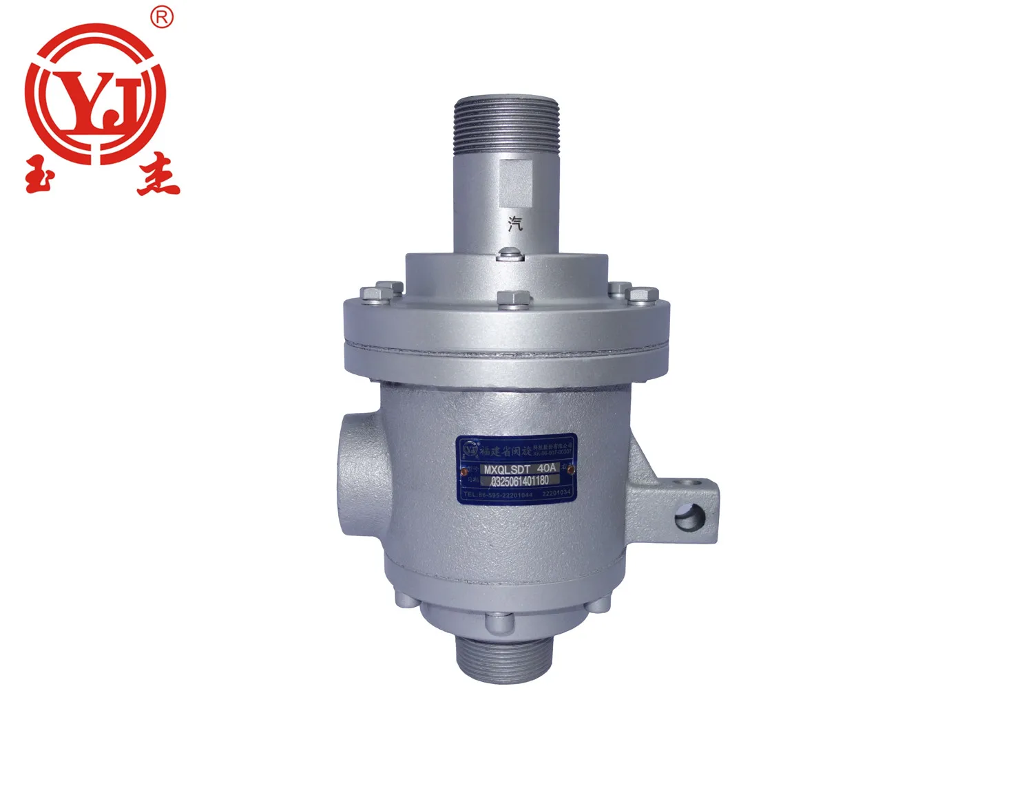 High Pressure Double-Pass Split Design Rotary Joint Cast Iron Housing with Positive Spherical Seal