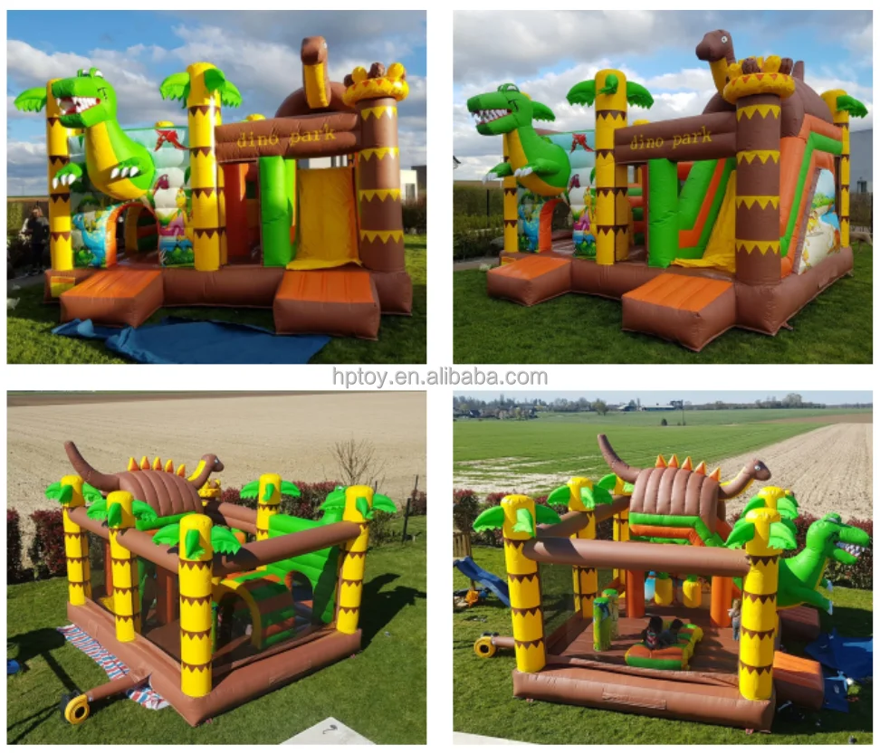 Dolphin Bounce House with Slide Animals Inflatable Combos Inflatable ...
