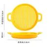 Yellow-large size-round baking pan