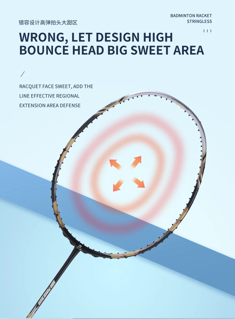 Badminton Racket Carbon Fiber Custom Badminton Racquet Single ...