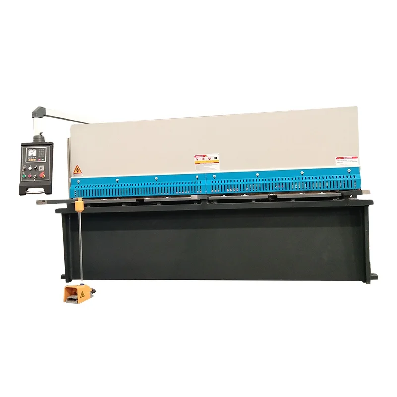 QC12K-6X3200mm CE сертифицированный гидравлический ножницы для резки листового металла с E21S контроллер
