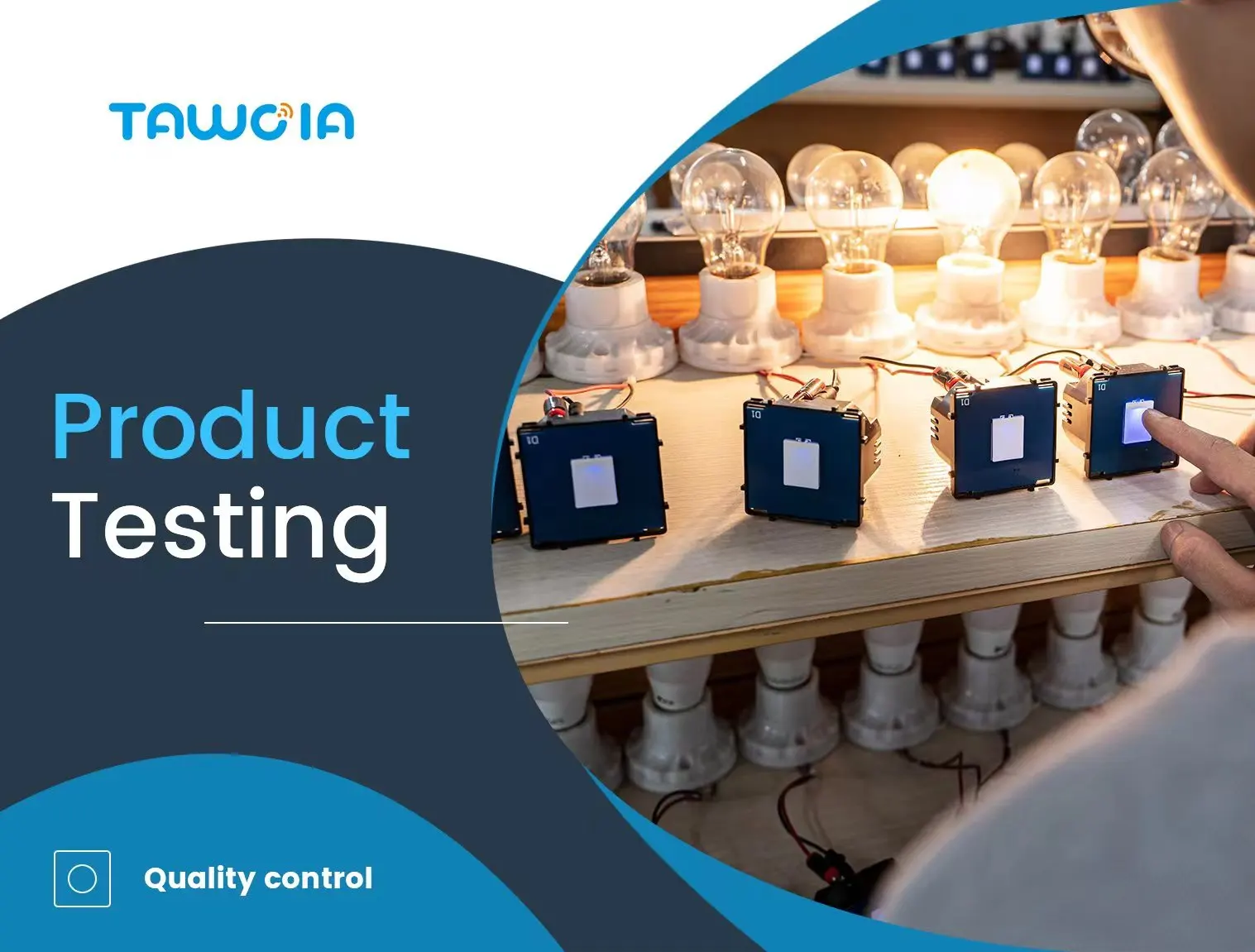 TAWOIA Tuya Smart 16A Electrical Power Socket Outlet Tempered Glass ...