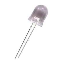 Hinchytek through hole 8mm green color diode led 20mA 0.06w 3v customize lens color light emitting diode lamp dip led