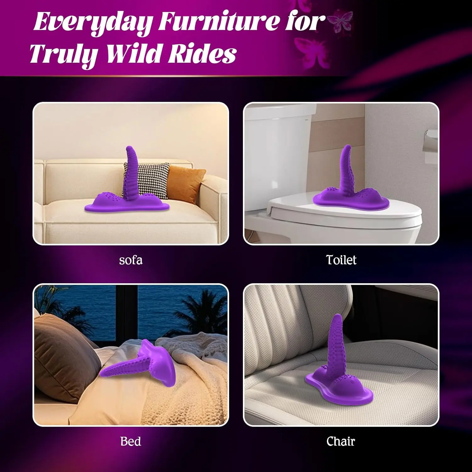 RAGINARD 6.5" Insertable Monster Dildos - Waterproof Adult Toys with 10 Vibration Modes for Triple Stimulation in Health Care. RAGINARD 6.5" Insertable Monster Dildos - Waterproof Adult Toys with 10 Vibration Modes for Triple Stimulation in Health Care.
