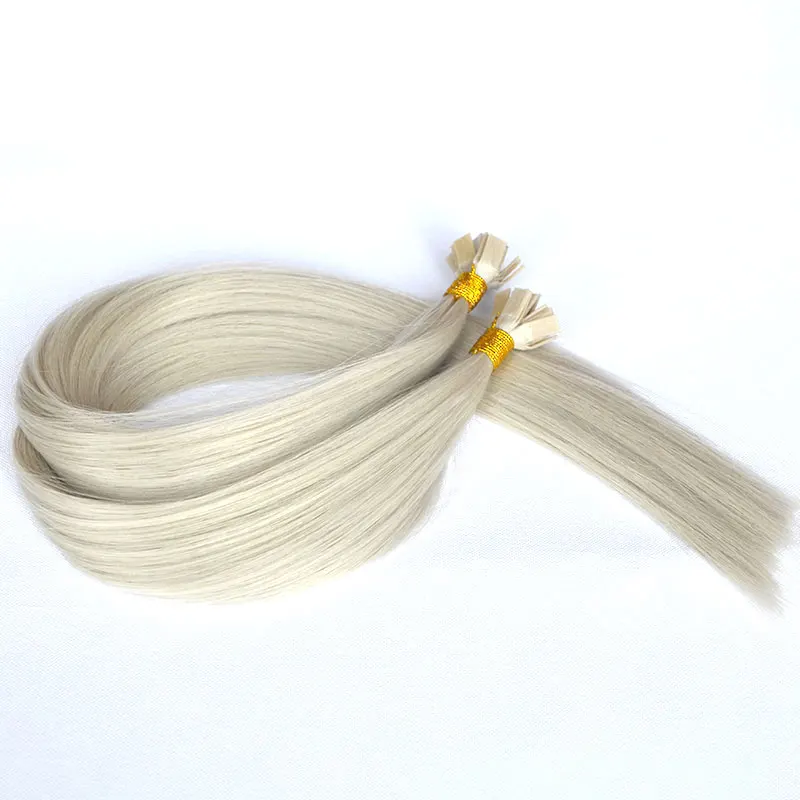 2024 Lanxun New Trend Wholesale Hair Product Pre-bonded Flat Tip Remy  Hair Extensions Human Hair For Sale supplier