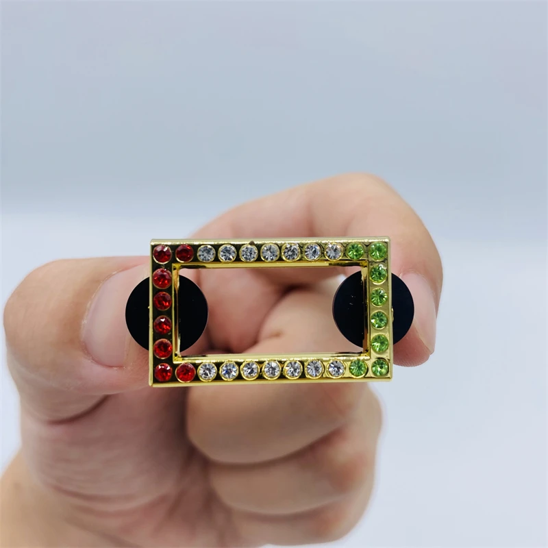 Custom wholesale Hot sale border hat pins frame pins rhinestone Galvanized pins for hats