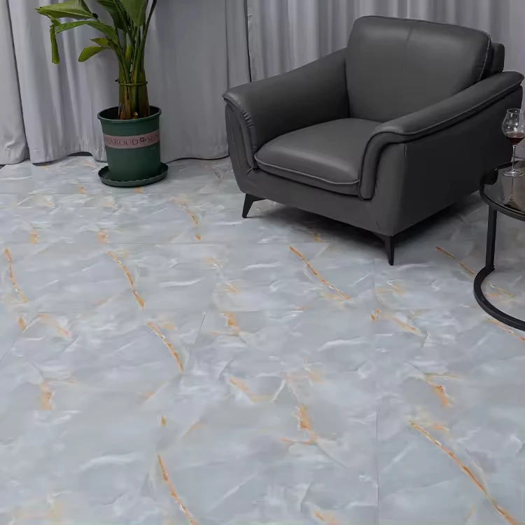 Anti-static Linoleum Flooring Roll Sticker Marble Waterproof Vinyl Flooring Board for Kitchen