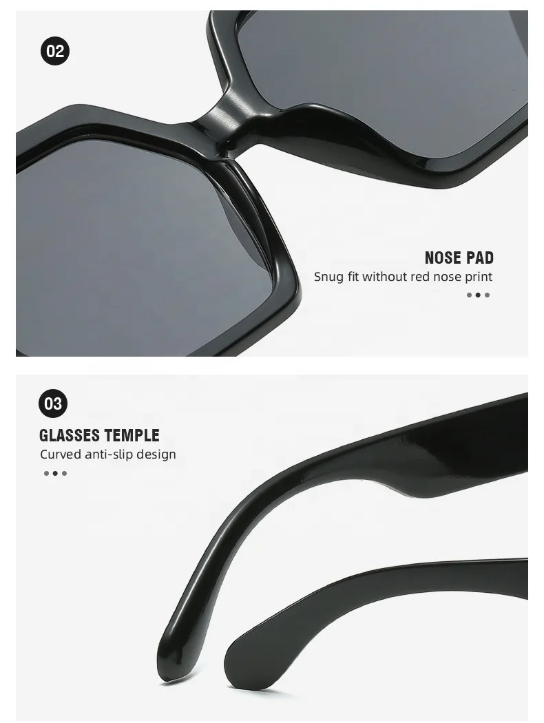 2024 New Fashion Custom Logo Big Frame Irregular Men S Sunglasses Retro   H7e245ac86b0a464d91dba3c3d6ba3977O 