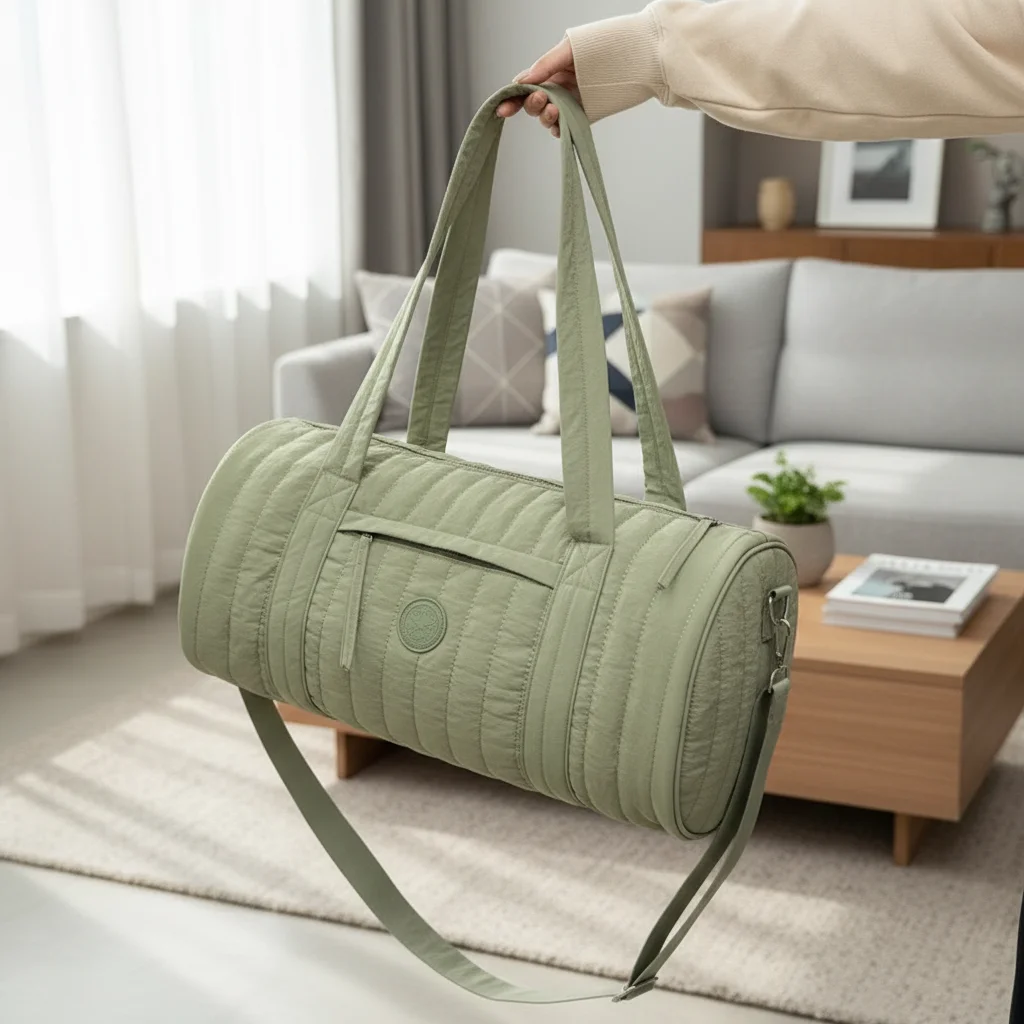 Women's Portable Fitness Bag Comfortable Portable Sports Bag Large-capacity Outdoor Travel Bag Fashionable for Gym Daily