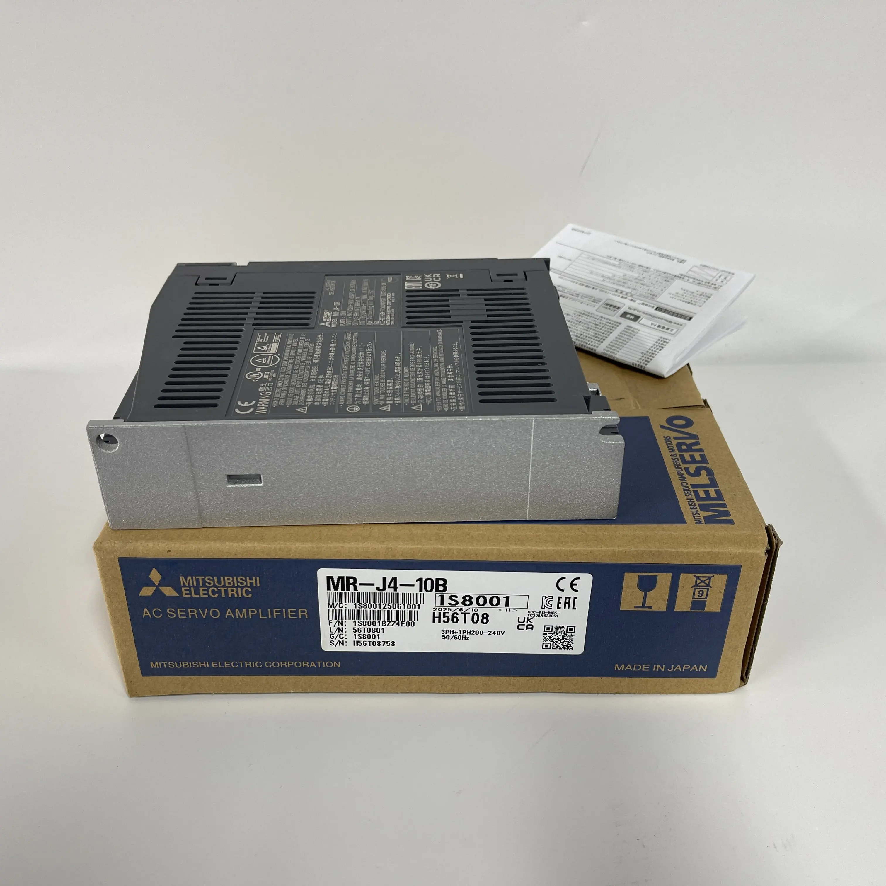MITSUBISHI AC Servo Amplifier MR-J4 Series MR-J4-10B