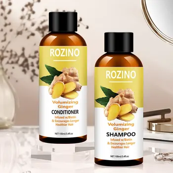 ODM OEM Ginger Repairing 100ml Shampoo for Hotels China Supplier Hair Care Product