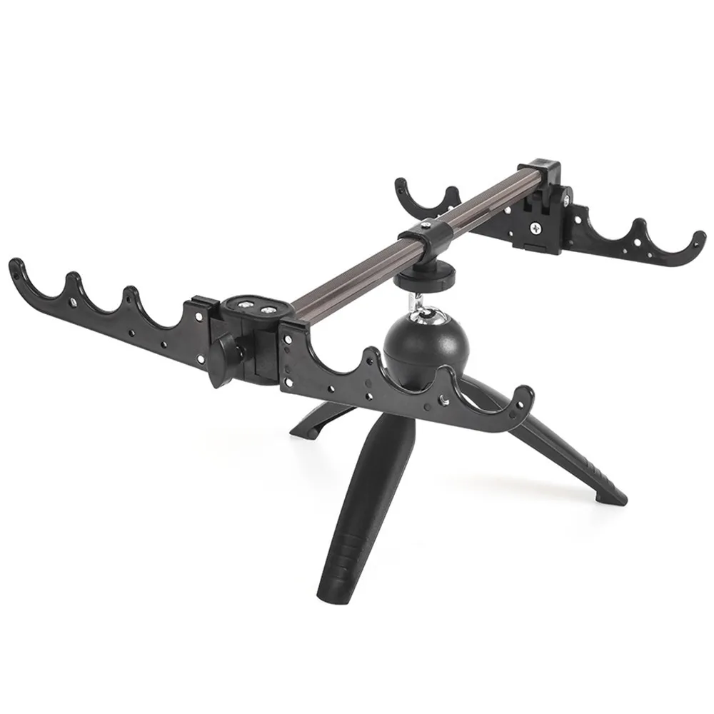 tripod fishing rod holder RuffLand RodPod | Free-Standing & Multi-Use Gear Organizer for Boats & Home Storage adjusting reel stabilizer. American Spirit Tripod Rod Holder