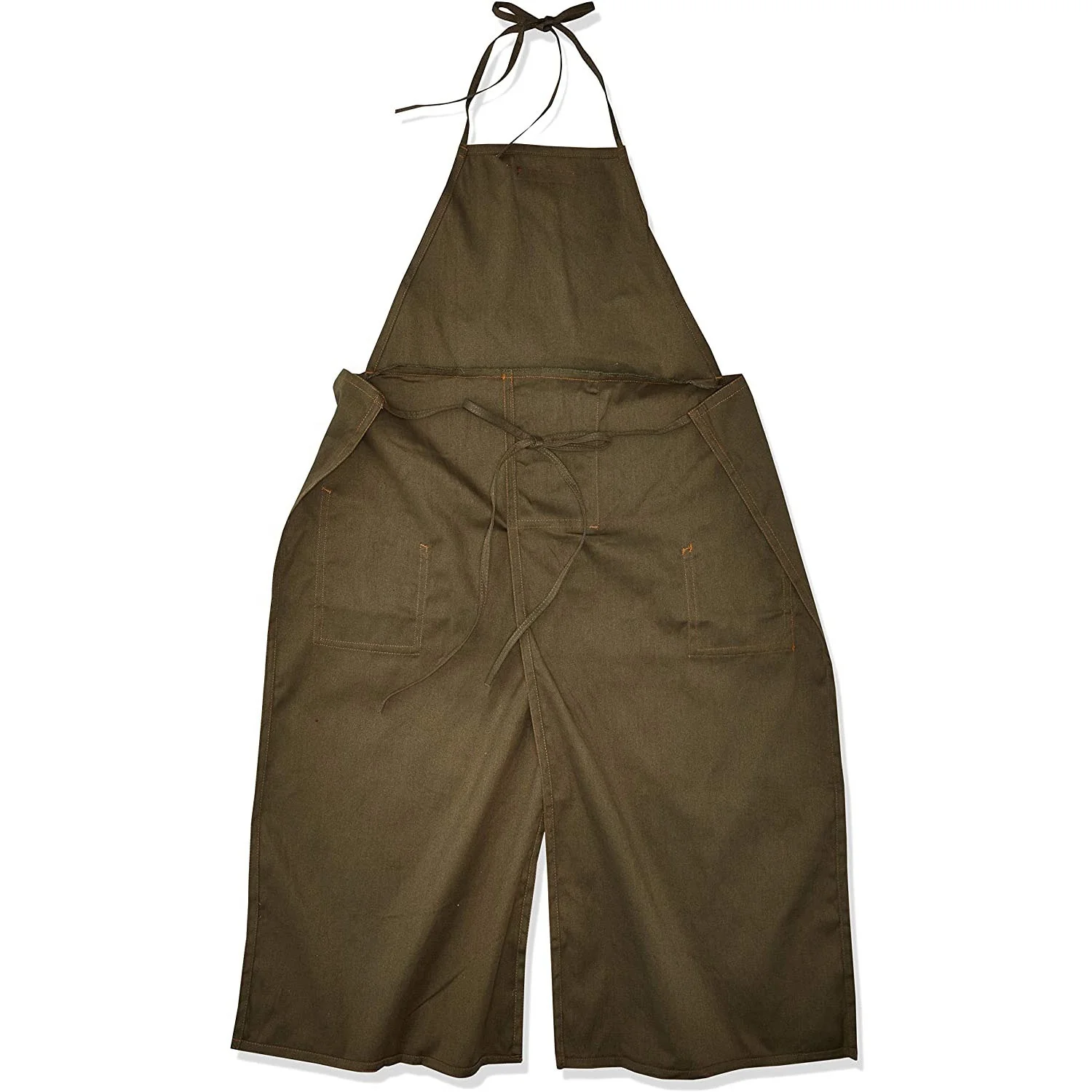 Хлопок Холст керамист Водонепроницаемый Фартук защиты разделение на ноге специальная конструкция