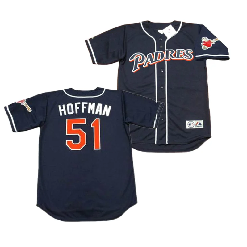 MAJESTIC  TREVOR HOFFMAN San Diego Padres 1998 Throwback Baseball Jersey