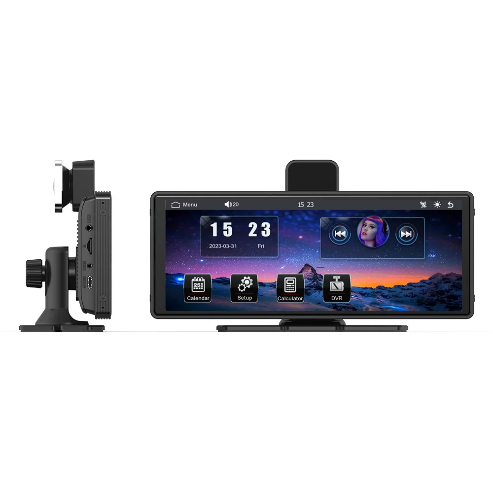 10.26 Inch Car Mp5 Player With Dvr Record Android Auto Bt Carplay Rear