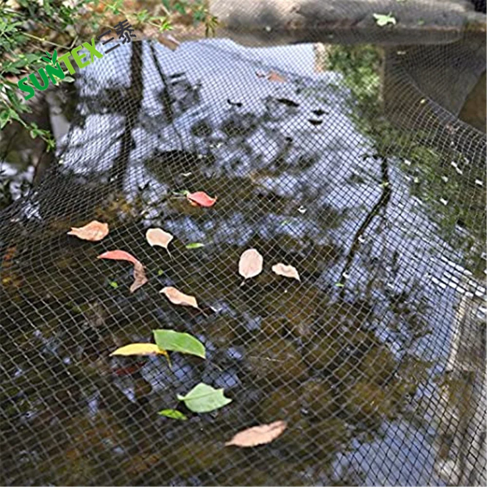Kit Filet De Protection Bassin à Koï 4,5 X 6 M Noir - Maille Fine Tissée Anti-Feuilles & Hérons Bleus - Protection UV + Piquets Inclus