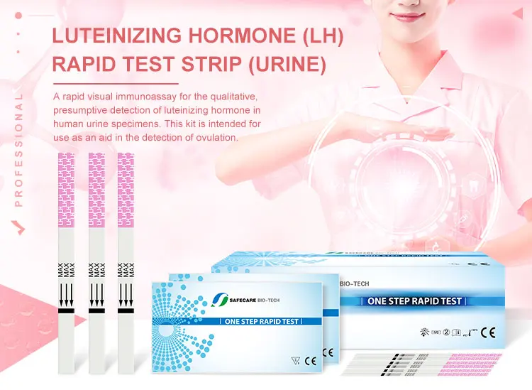 Safecare Easy To Use Urine Ovulation And Pregnancy Lh Rapid Test Strips ...