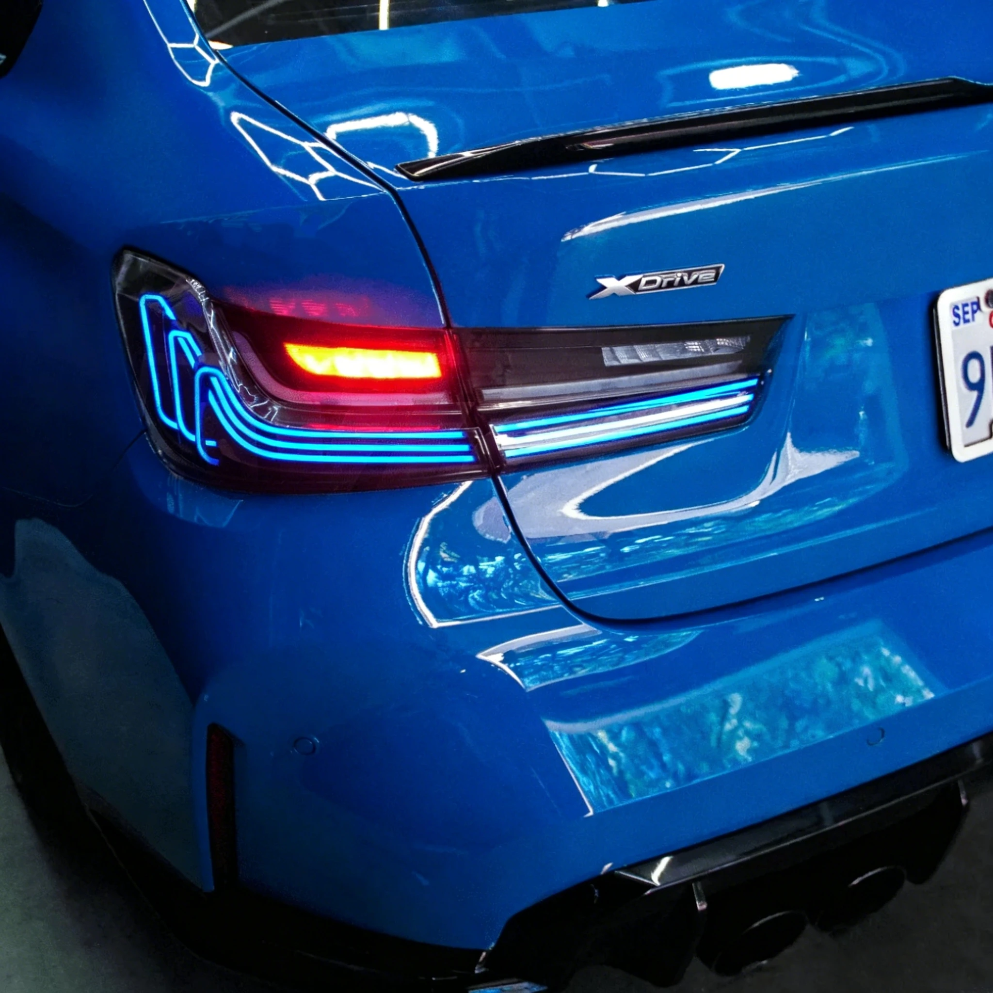 G20 3 Series G80 M3 CSL RGB Full LED Taillights 2019+ Turn Signal Dynamic Car Rear Lamp for BMW