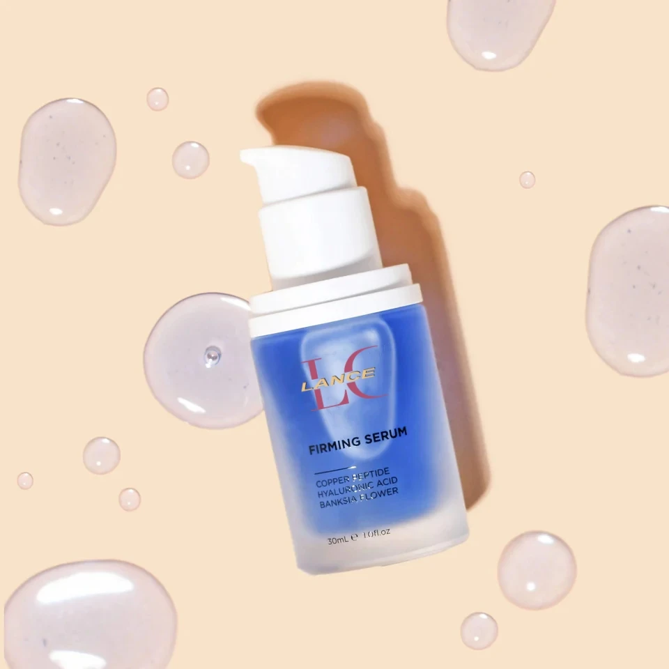 Lance Private Label Reduces Wrinkles Fine Lines Firming Face GHK-Cu Copper  Peptide Serum