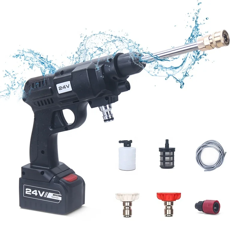 20V высокого давления для мытья машин Беспроводная портативная мощность Очиститель без линии