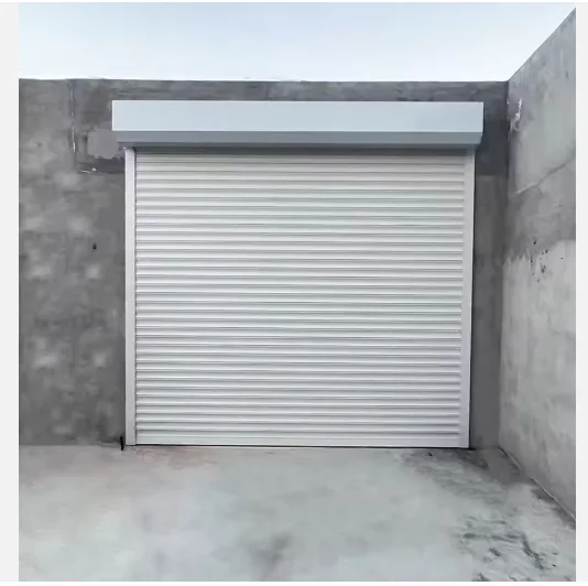 European style aluminum alloy electric roller shutter door