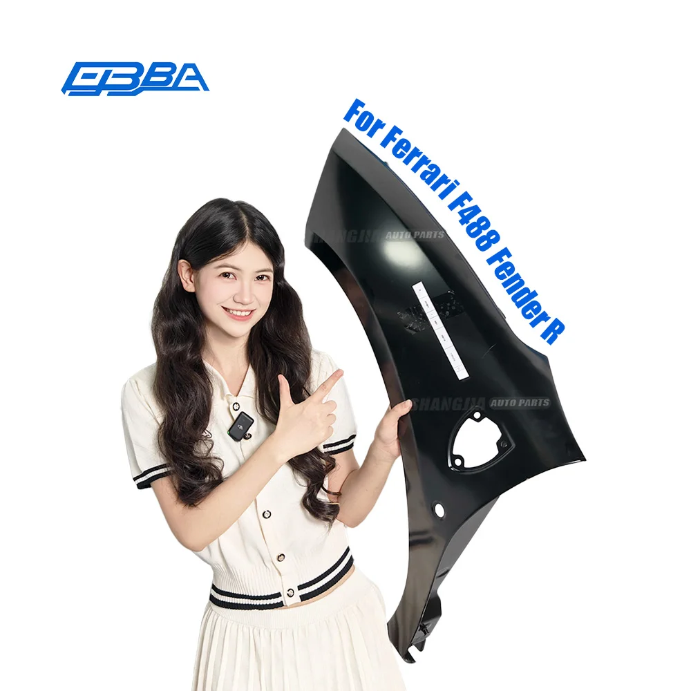 Auto Assembly Sustainable Car Accessories Right Side Panel Front Fender For Ferrari F488 OE 87523811