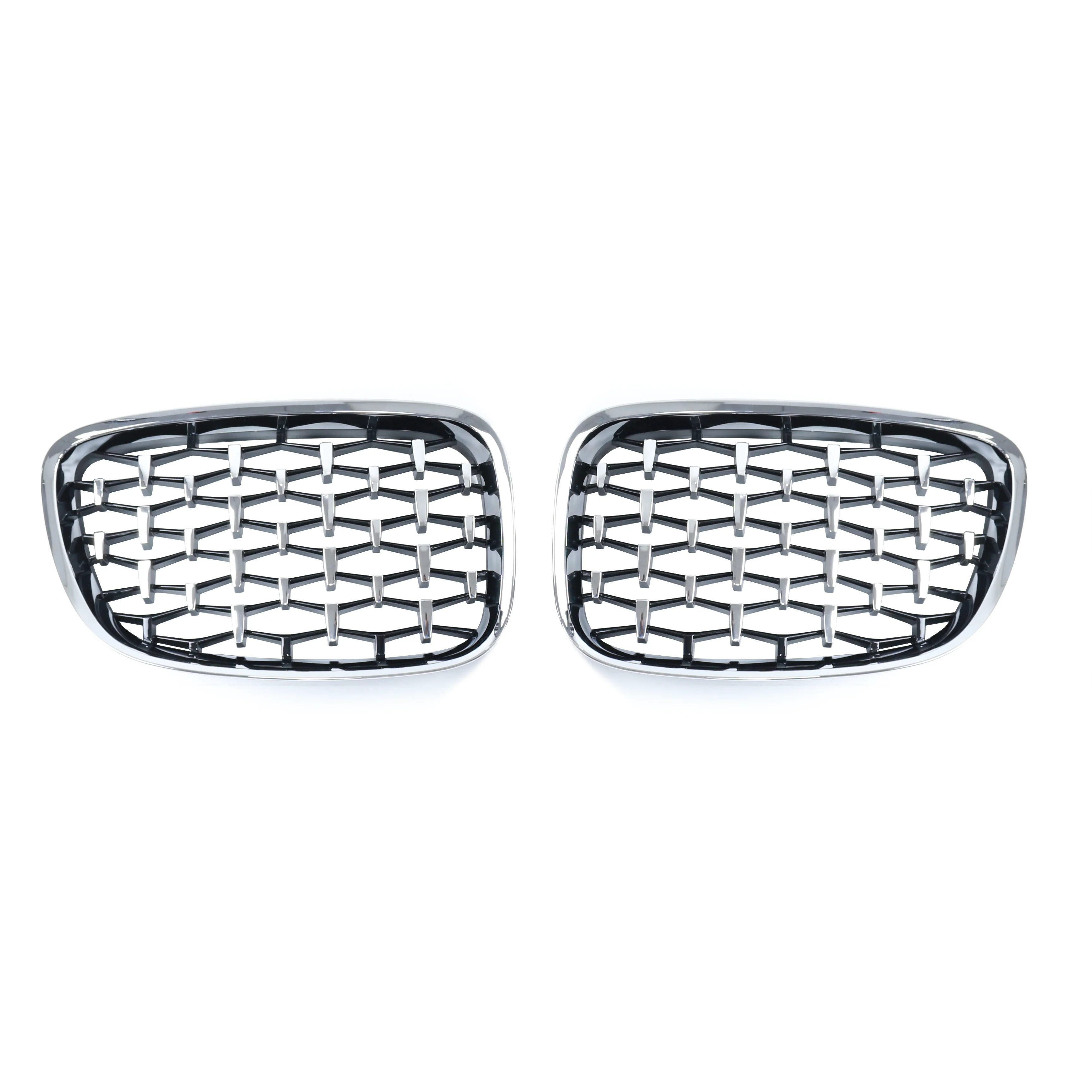 TIYPEOR Car Plating Chrome Front Kidney Grille for Bmw 5 Series F07 GT 2009 - 2016 Car Abs Auto Accessories Update