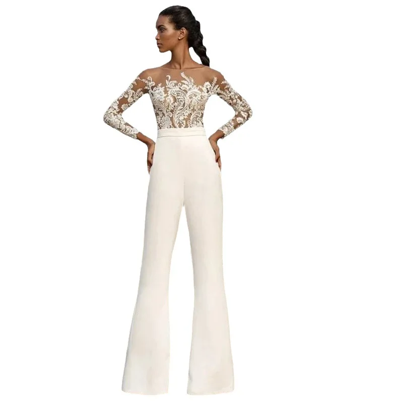 S1054H 2023 Spring and Summer New Exquisite Lace  Evening Dress