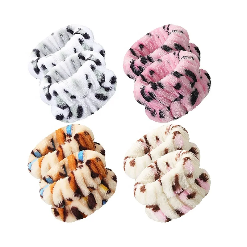 Пользовательский логотип спа браслет из микрофибры эластичный браслет для мытья лица