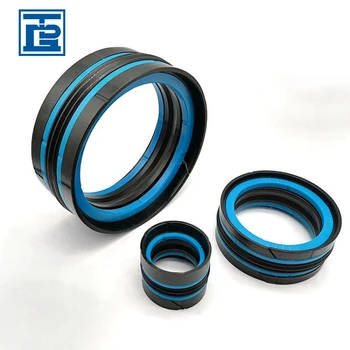 TONGDA Double Acting Cylinder Piston Seal KDAS Sealing Kit POM+TPE+NBR Hydraulic Piston Seal