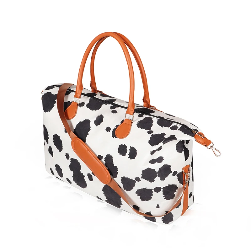 Buy Cow Print Duffle Bag,Canvas Cow 