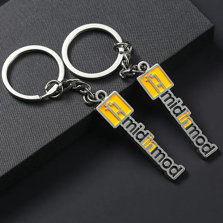 Оптовая продажа, металлический сувенир, Пользовательский логотип, инновационный брелок для ключей