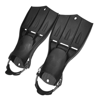 Scuba diving fins adjustable frog shoes spring buckle strap steel buckle frog kick jet large power