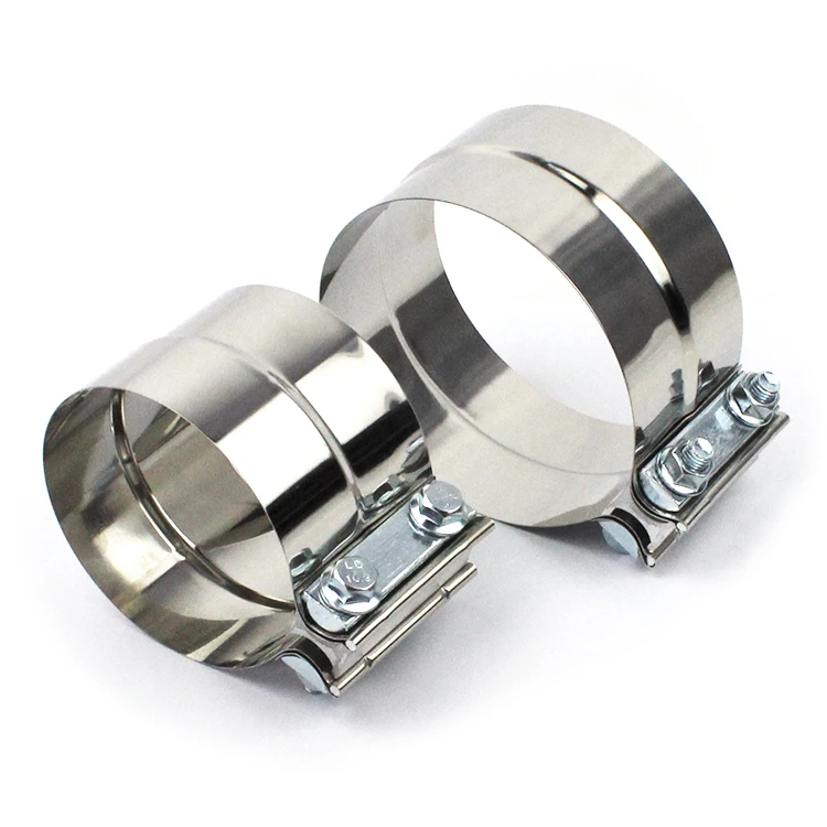 thumbnail image 2 of ELifecenter 2 Inch Exhaust Clamp, Lap Joint Band 2 of 10
