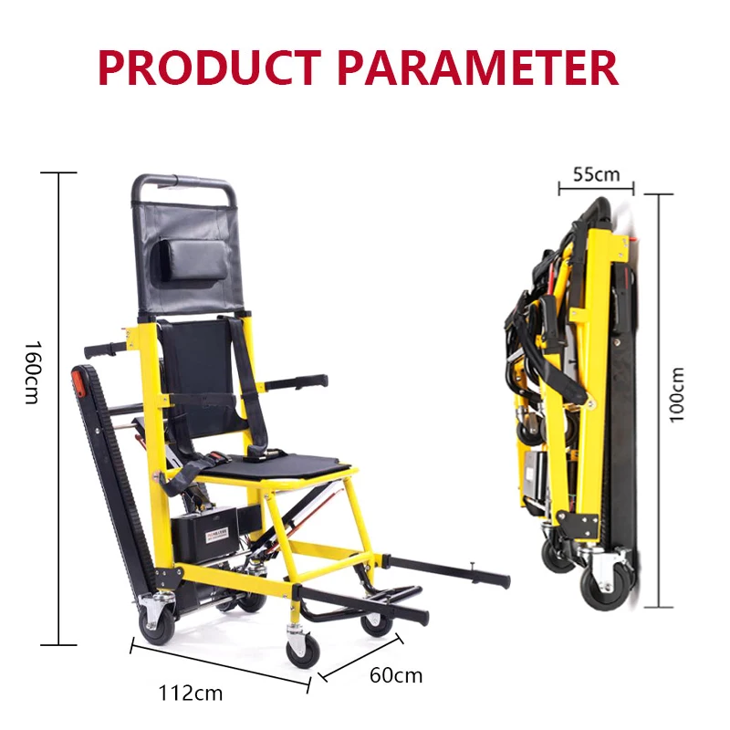 Electric Stair Lift Disabled Stair Climber Powered Climb Lightweight Stair  Climber for Elderly