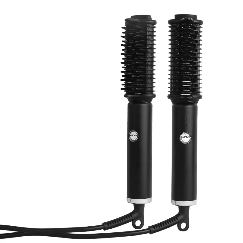 Ptc Heating Hair Straightener Comb Electric Straightener Styling Brush