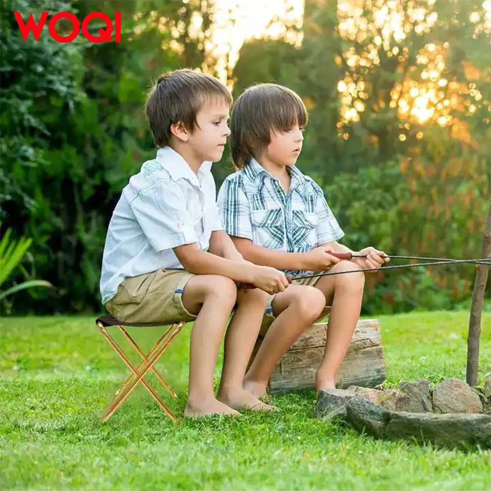 Portable Folding Stool Lightweight Plastic Subway Queuing Chair And Outdoor Camping Fishing With Carry Bag Telescopic Stool