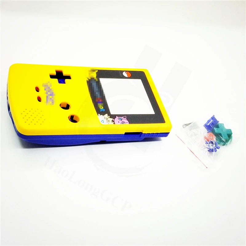 Игровой чехол «сделай сам» для P0kem0n Ограниченная серия желтая синяя оболочка Корпус Сменный Чехол Gameboy цвет