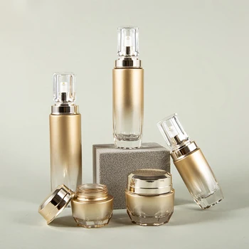 Skincare and Cosmetics Bottle Set Deluxe Empty Makeup Bottle 120ml 100ml 50ml 30ml Cosmetics Injection Bottle