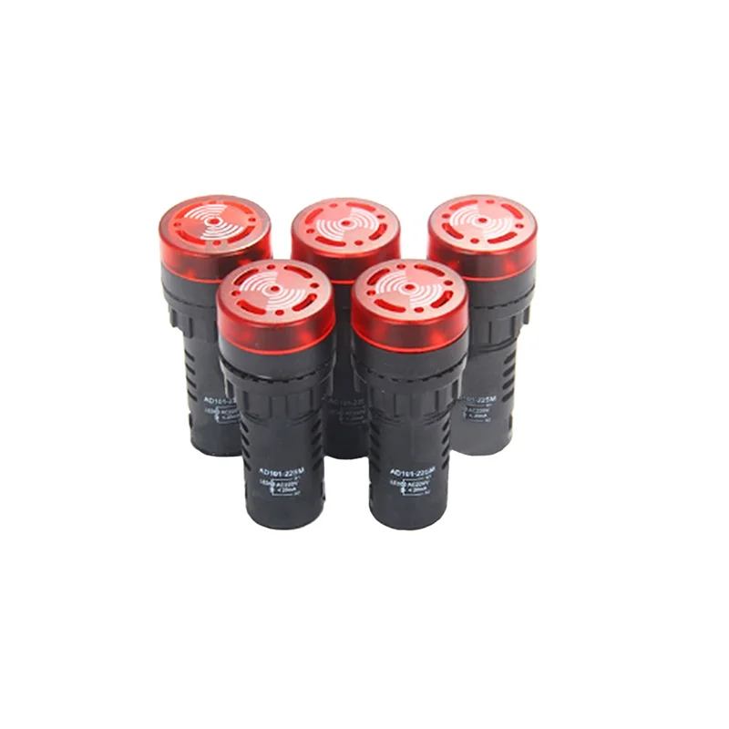 Идеальный 22 мм Ad101-22Sm флэш-светодиодный индикатор тревоги Ac220V зуммер