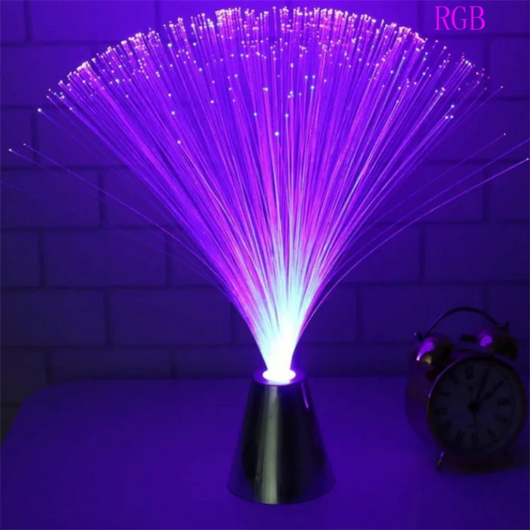 Romantic RGB Colorful LED Optic Fiber Night Light Atmosphere Lamp Starry Sky Wedding Party Decorative Light
