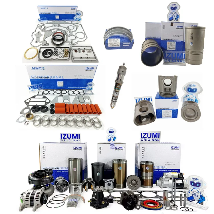 IZUMI ORIGINAL QSK60 Overhaul Rebuild Kit Diesel Engine Parts For CUMMINS