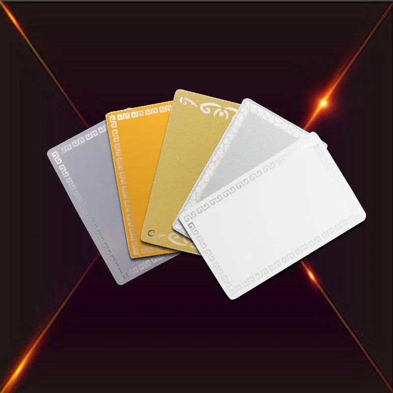 Китайская фабрика, оптовая продажа, индивидуальная сублимация, пустые металлические визитные карточки, золотые