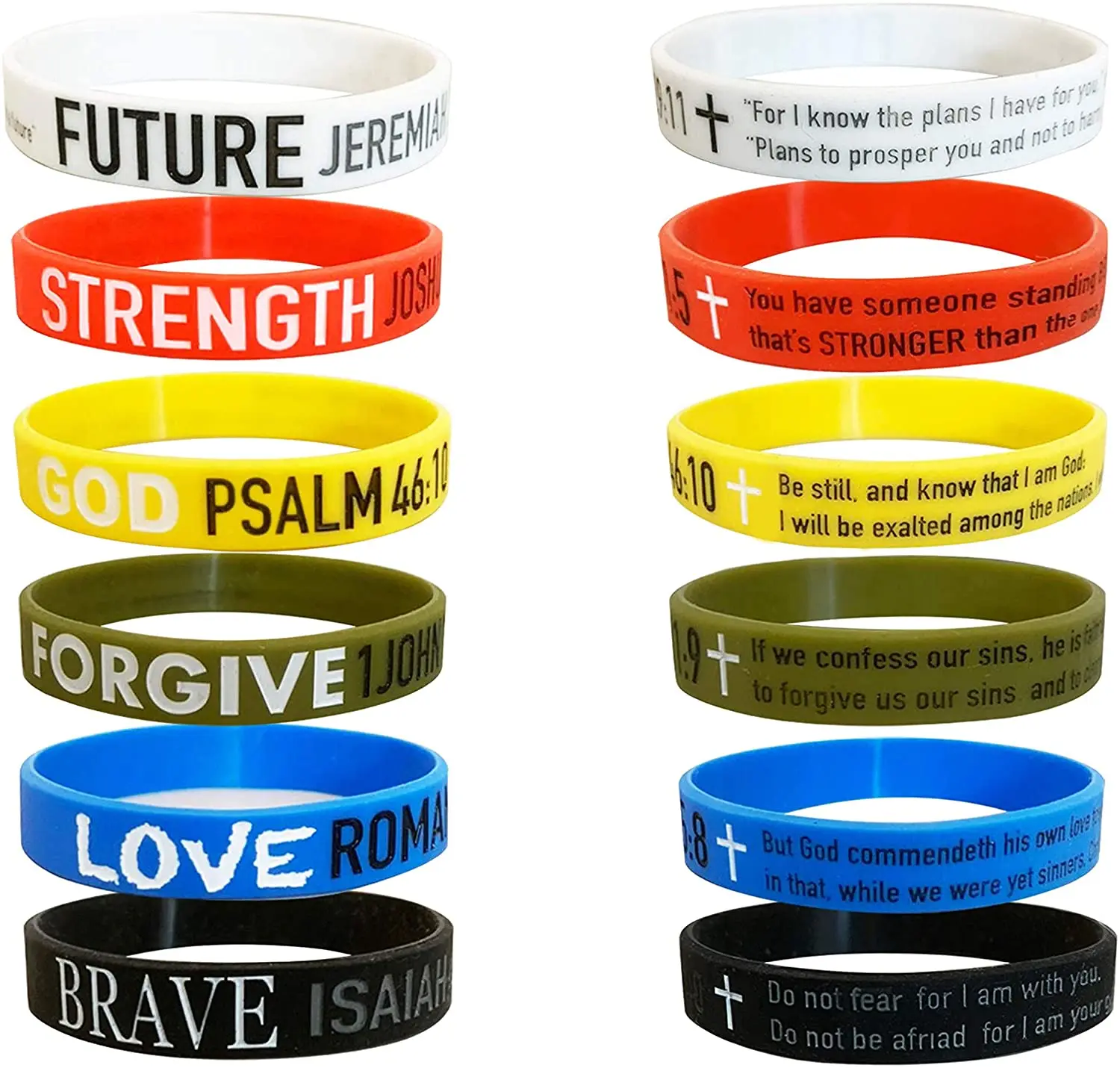 bible verse wristbands