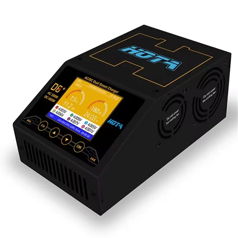  D6+ AC 300W DC 2X325W 2X15A Dual Channel Smart Battery Charger Discharger LiPo Battery Charger