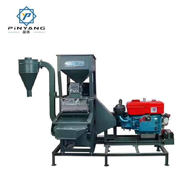 Automatic 1000KG/H Diesel/motor Engine Rice Mill Machine Complete Sets Rice Mill Equipment Commercial Rice Milling Machines