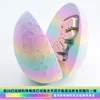 Rainbow-colored hatching dragon 10cm egg