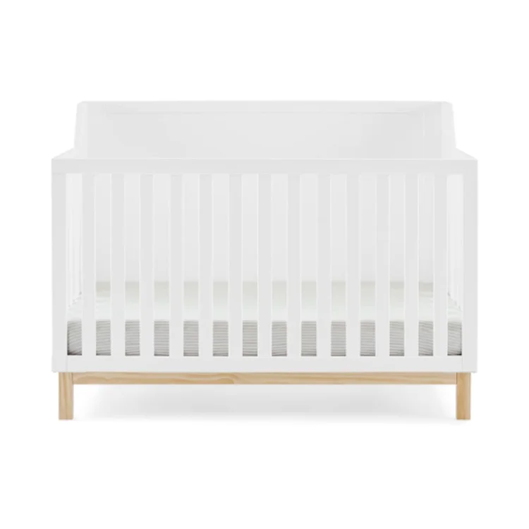 Modern Wooden Cot Bed Panel Kids Cribs Cot Baby Bedroom Furniture Hotel