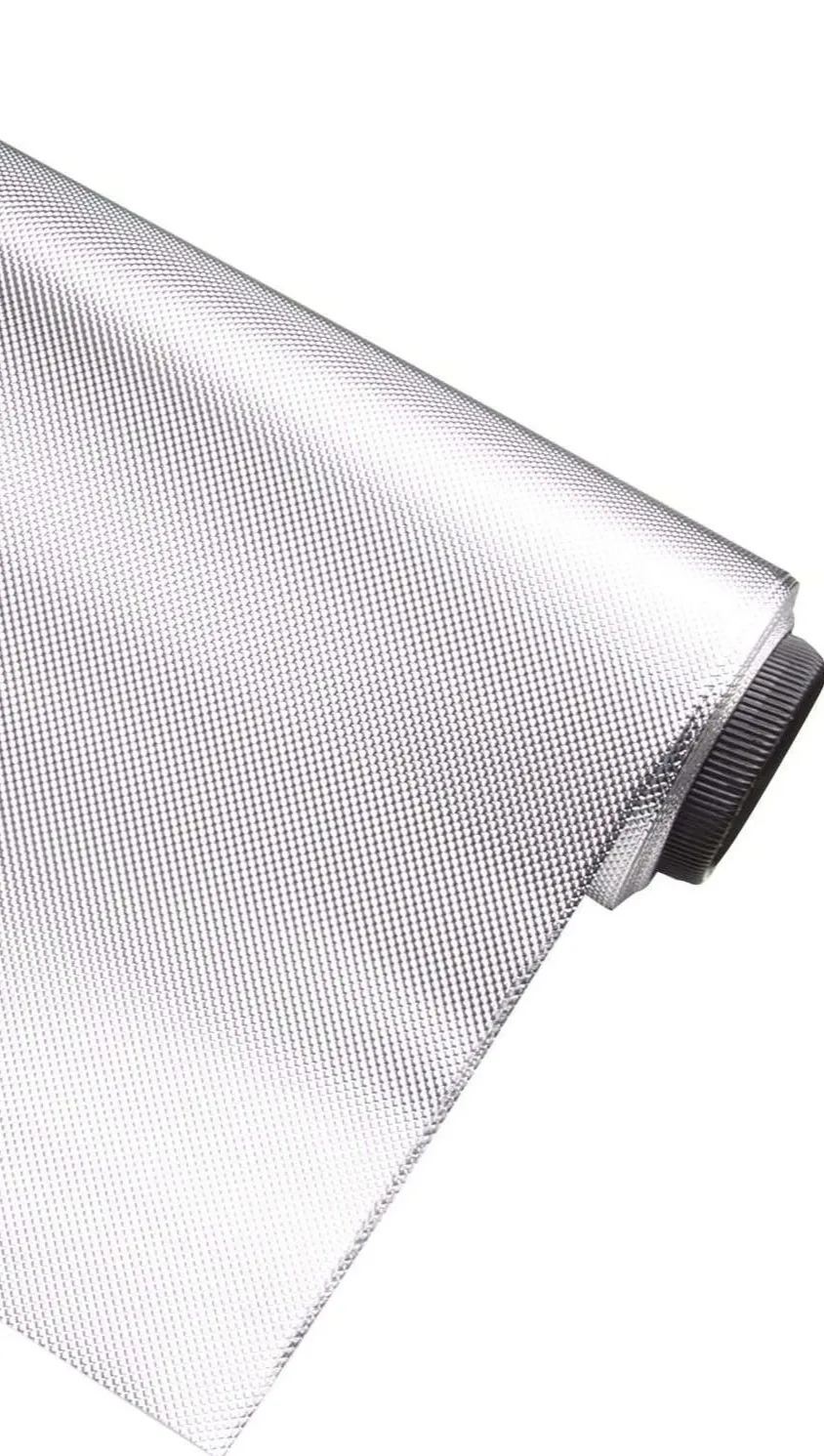 highly reflective 5x100ft silver black mylar