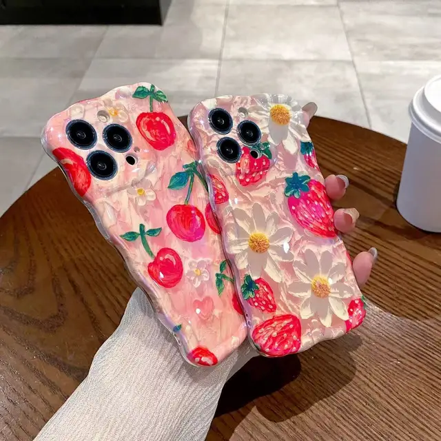 TPU Twisted Flower Soft Mobile Phone Case for Amazon Compatible with for iPhone 16/15 iPad 14 Blu-Ray Model 12/13 Female 13